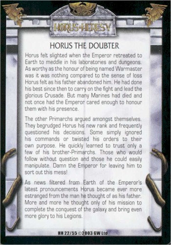 Horus the Doubter